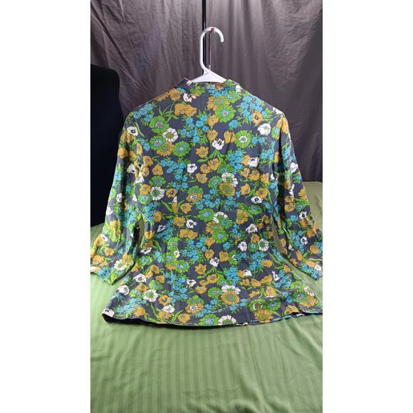 Vintage Fritz Cotton Floral Shirt - Picture 2 of 10